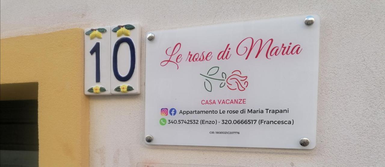 Le Rose Di Maria Lägenhet Trapani Exteriör bild